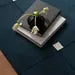 Luxury Handmade Navy Blue Abstract Wool Rug – Modern Hand-Tufted Statement Area Carpet