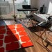 Hand Tufted New Zealand Wool Rug – Red & Beige Modern Style Area Rug for Elegant Interiors