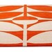 Hand-Tufted NZ Wool Rug – Orange & Beige Floral Area Rug for Elegant Home Décor