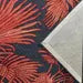 Premium Hand-Tufted Wool Rug with Elegant Rust Leaf Botanical Design – Classic & Stylish Carpet