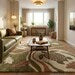 Hand-Tufted Wool Turtle Area Rug – Coastal Nature Inspired Rug
