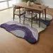 Hand Tufted Wool Area Rug, Mid Century Modern Geometric Arc Rug for Living Room