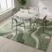 Hand-Tufted Wool Turtle Area Rug – Coastal Nature-Inspired Decorative Rug