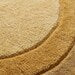 Luxury Modern Hand Tufted Mustard Abstract Rug – Organic Sculpted Wool Area Carpet for Warm Minimal Interiors