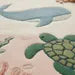 Ocean Theme Wool Rug – Whale & Turtle Play Mat | Coastal Nursery & Kids Room Decor