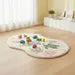 Ocean Theme Wool Rug – Whale & Turtle Play Mat | Coastal Nursery & Kids Room Decor