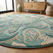Hand Tufted Wool Sea Turtle Rug | Coastal Ocean Area Rug in Premium Wool