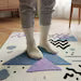 Memphis Style Hand-Tufted Wool Rug - Modern Abstract Geometric Area Rug