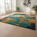 The Arc Rug: Mid-Century Modern Geometric Hand-Tufted Wool Area Rug