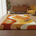 Modern Geometric Area Rug – Hand-Tufted Wool Arc Design Rug