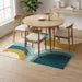 Mid Century Wool Area Rug, Hand Tufted Geometric Carpet