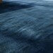 Luxurious Plush Navy Blue Area Rug – Hand-Tufted Wool Rug for Living Room & Bedroom