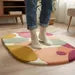 Irregular Abstract Wool Rug – Hand-Tufted Modern Statement Rug for Stylish Interiors