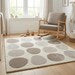 Luxury Hand Tufted Pebble Pattern Wool Rug – Modern Abstract Textured Area Carpet for Minimalist Contemporary Interiors