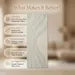 Luxury Hand Tufted Neutral Runner Rug – Modern Wave Pattern Area Carpet for Minimalist & Japandi Interiors