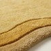 Luxury Modern Hand Tufted Mustard Abstract Rug – Organic Sculpted Wool Area Carpet for Warm Minimal Interiors