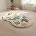 Ocean Theme Wool Rug – Whale & Turtle Play Mat | Coastal Nursery & Kids Room Decor