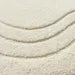 Luxury Hand Tufted Wool Abstract Rug – Sculptural Ivory Minimalist Area Carpet for Modern Homes
