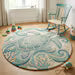 Hand Tufted Wool Sea Turtle Rug | Coastal Ocean Area Rug in Premium Wool
