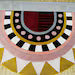 Elegant Oval Hand-Tufted Wool Area Rug with Modern Geometric Design