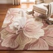 Rosé Bloom Hand Tufted Floral Rug